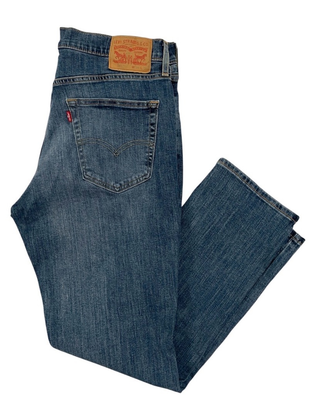 Levi’s 541 Athletic Taper All Seasons Tech Jeans Men’s Medium Wash Size 34 x 30